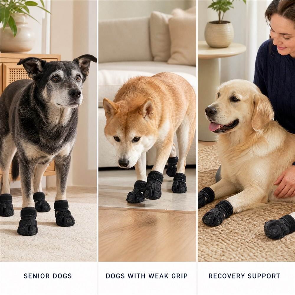 Orthopedic dog shoe With Anti Slip